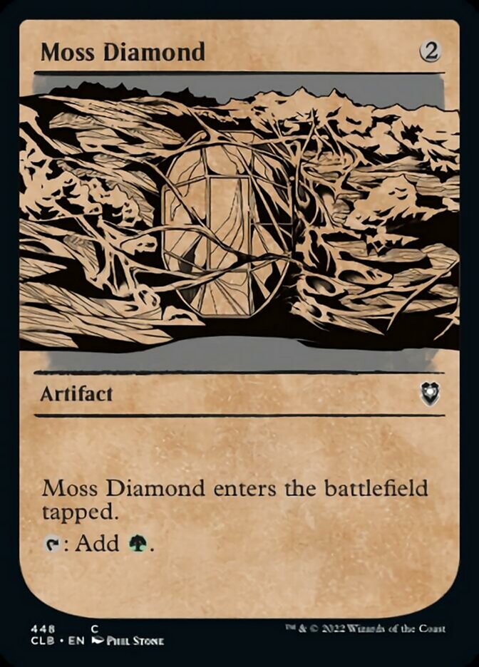 Moss Diamond (Showcase) [Commander Legends: Battle for Baldur's Gate] - The Mythic Store | 24h Order Processing