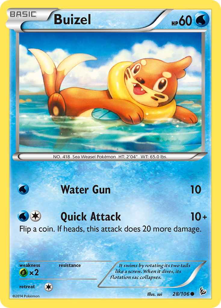 Buizel (28/106) [XY: Flashfire] - The Mythic Store | 24h Order Processing