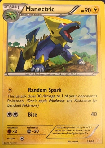 Manectric (22/30) [XY: Trainer Kit 3 - Pikachu Libre] - The Mythic Store | 24h Order Processing