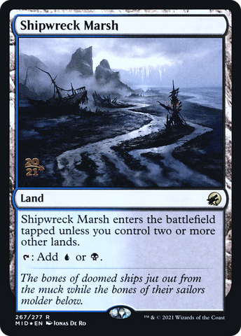 Shipwreck Marsh [Innistrad: Midnight Hunt Prerelease Promos] - The Mythic Store | 24h Order Processing