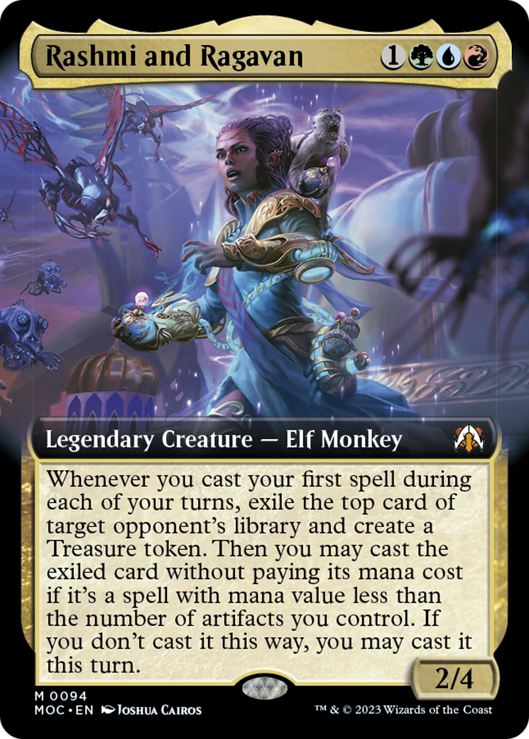 Rashmi and Ragavan (Extended Art) [March of the Machine Commander] - The Mythic Store | 24h Order Processing