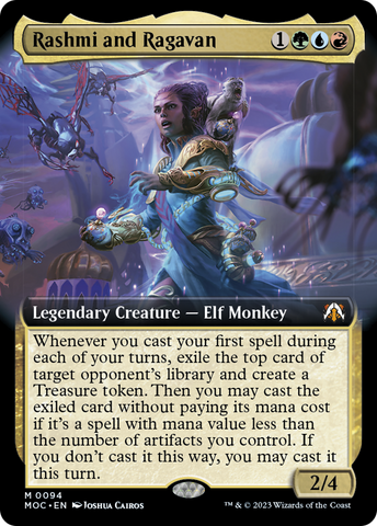 Rashmi and Ragavan (Extended Art) [March of the Machine Commander] - The Mythic Store | 24h Order Processing