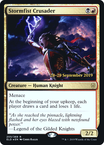 Stormfist Crusader [Throne of Eldraine Prerelease Promos] - The Mythic Store | 24h Order Processing