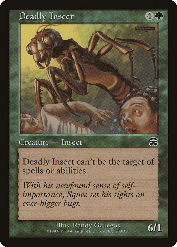 Deadly Insect [Mercadian Masques] - The Mythic Store | 24h Order Processing
