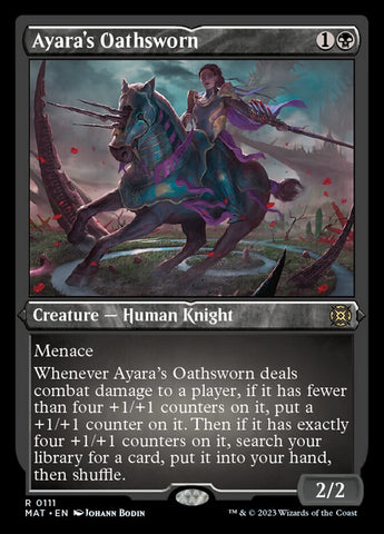 Ayara's Oathsworn (Foil Etched) [March of the Machine: The Aftermath] - The Mythic Store | 24h Order Processing