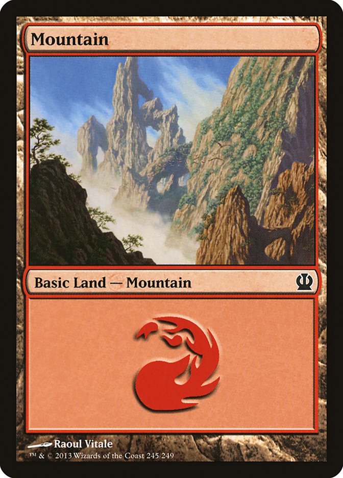 Mountain (245) [Theros] - The Mythic Store | 24h Order Processing