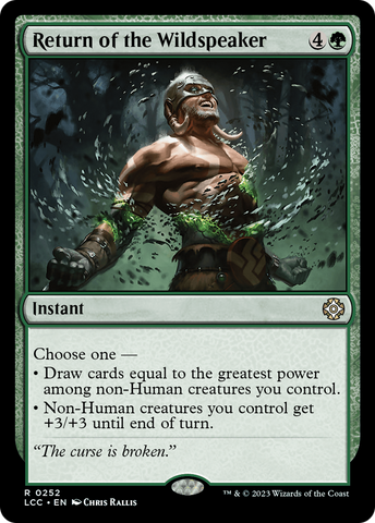 Return of the Wildspeaker [The Lost Caverns of Ixalan Commander] - The Mythic Store | 24h Order Processing