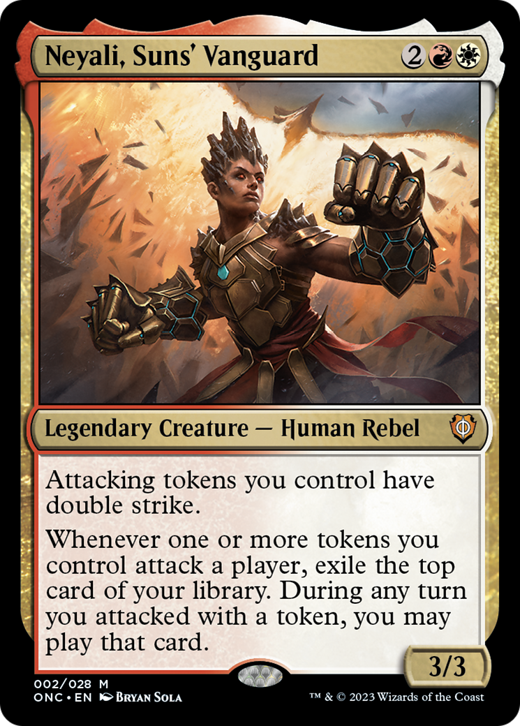 Neyali, Suns' Vanguard [Phyrexia: All Will Be One Commander] - The Mythic Store | 24h Order Processing
