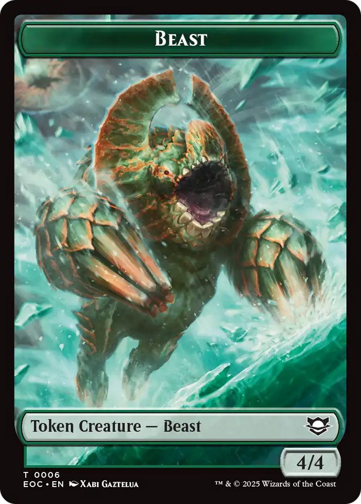 Thopter // Beast (0006) Double-Sided Token [Edge of Eternities Commander Tokens] - The Mythic Store | 24h Order Processing