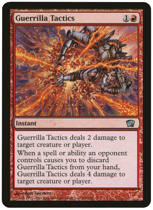 Guerrilla Tactics (Oversized) [Eighth Edition Box Topper] - The Mythic Store | 24h Order Processing