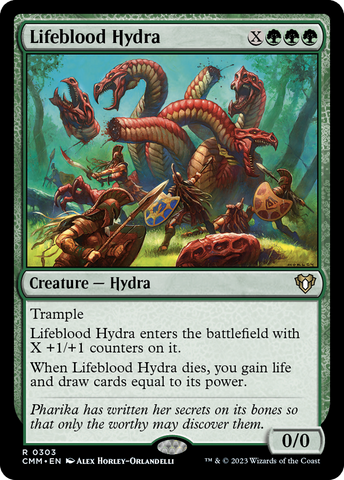 Lifeblood Hydra [Commander Masters] - The Mythic Store | 24h Order Processing