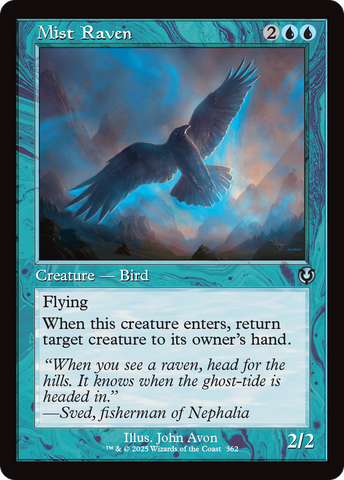 Mist Raven (Retro Frame) [Innistrad Remastered] - The Mythic Store | 24h Order Processing