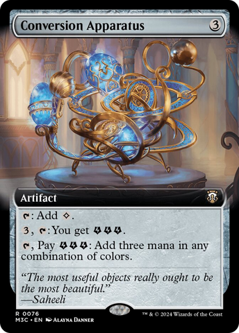Conversion Apparatus (Extended Art) (Ripple Foil) [Modern Horizons 3 Commander] - The Mythic Store | 24h Order Processing