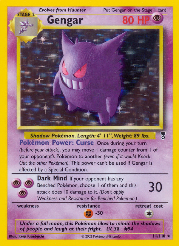 Gengar (11/110) [Legendary Collection] - The Mythic Store | 24h Order Processing