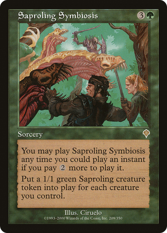 Saproling Symbiosis [Invasion] - The Mythic Store | 24h Order Processing