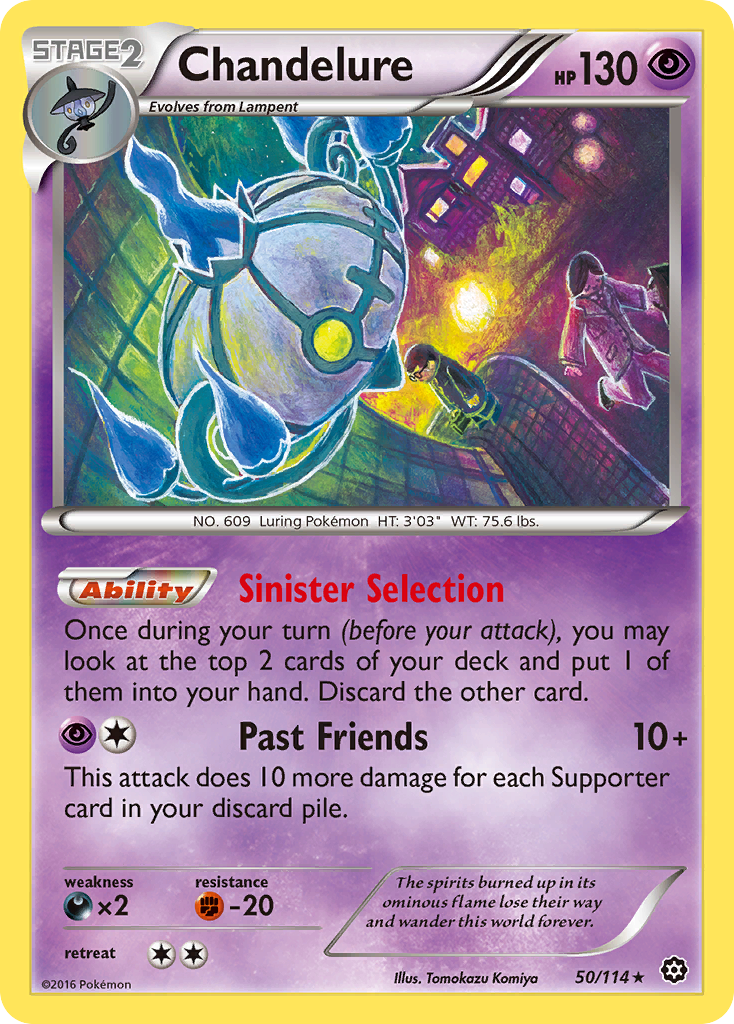 Chandelure (50/114) [XY: Steam Siege] - The Mythic Store | 24h Order Processing