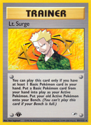 Lt. Surge (101/132) [Gym Heroes 1st Edition] - The Mythic Store | 24h Order Processing