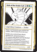 Hish of the Snake Cult [Mystery Booster 2 Playtest Cards] - The Mythic Store | 24h Order Processing