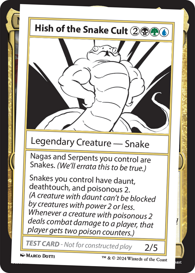 Hish of the Snake Cult [Mystery Booster 2 Playtest Cards] - The Mythic Store | 24h Order Processing