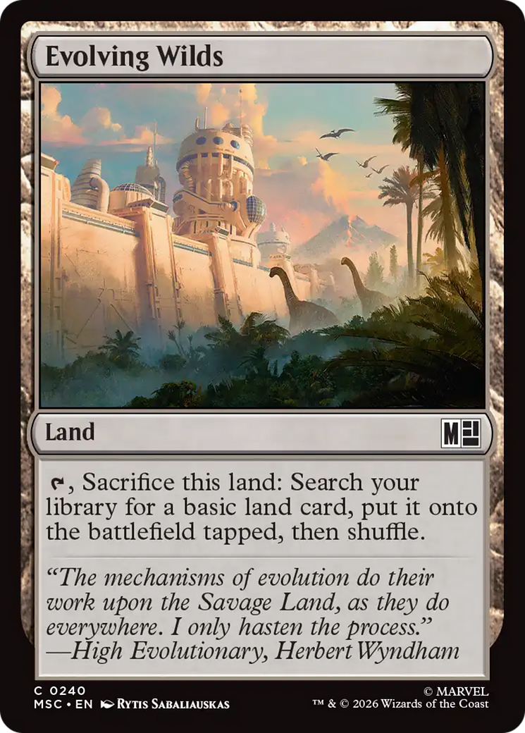 Evolving Wilds (Surge Foil) [Marvel Super Heroes Commander] - The Mythic Store | 24h Order Processing
