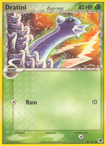 Dratini (46/101) (Delta Species) [EX: Dragon Frontiers] - The Mythic Store | 24h Order Processing