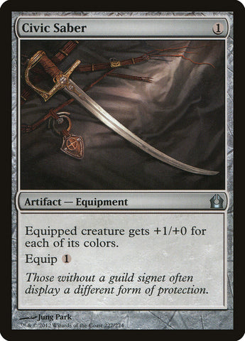 Civic Saber [Return to Ravnica] - The Mythic Store | 24h Order Processing
