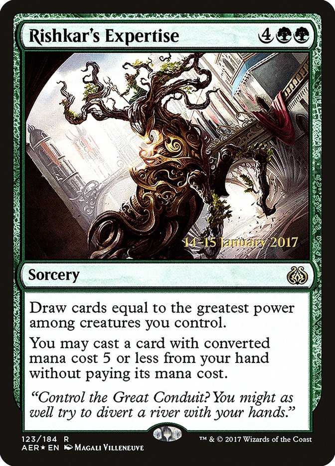 Rishkar's Expertise [Aether Revolt Prerelease Promos] - The Mythic Store | 24h Order Processing