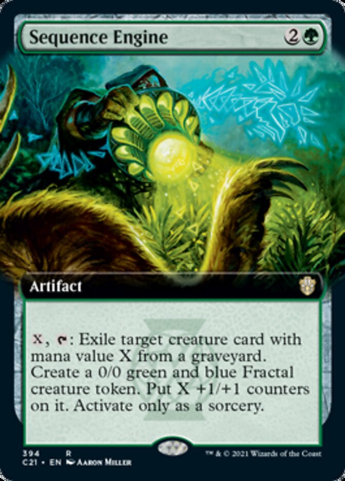 Sequence Engine (Extended Art) [Commander 2021] - The Mythic Store | 24h Order Processing