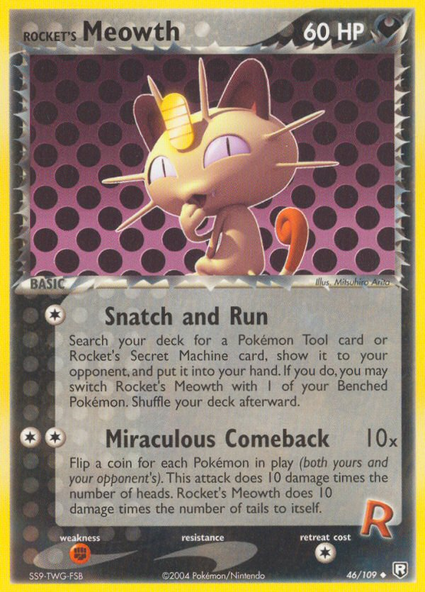 Rocket's Meowth (46/109) [EX: Team Rocket Returns] - The Mythic Store | 24h Order Processing