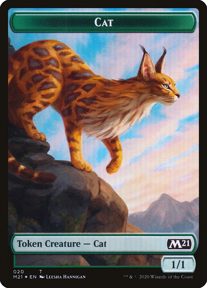 Bird // Cat (020) Double-Sided Token [Core Set 2021 Tokens] - The Mythic Store | 24h Order Processing