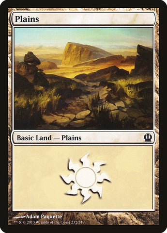 Plains (232) [Theros] - The Mythic Store | 24h Order Processing