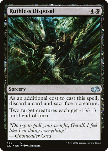 Ruthless Disposal [Jumpstart 2022] - The Mythic Store | 24h Order Processing