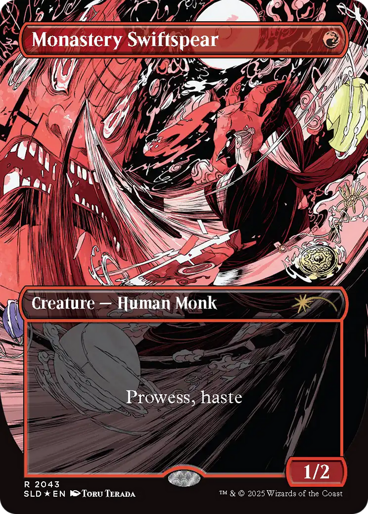 Monastery Swiftspear (2043) (Raised Foil) [Secret Lair Drop Series] - The Mythic Store | 24h Order Processing