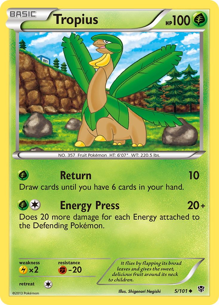 Tropius (5/101) [Black & White: Plasma Blast] - The Mythic Store | 24h Order Processing