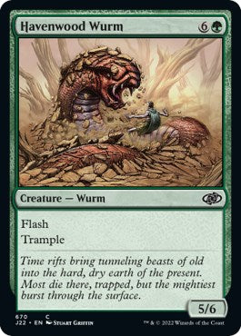 Havenwood Wurm [Jumpstart 2022] - The Mythic Store | 24h Order Processing