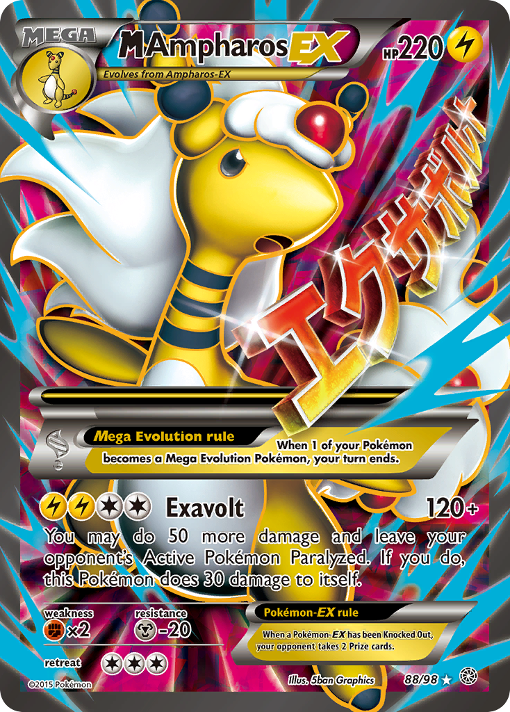 M Ampharos EX (88/98) [XY: Ancient Origins] - The Mythic Store | 24h Order Processing