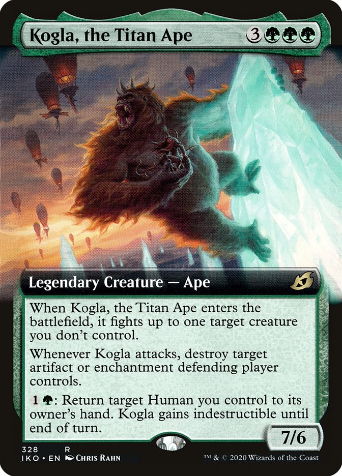 Kogla, the Titan Ape (Extended Art) [Ikoria: Lair of Behemoths] - The Mythic Store | 24h Order Processing