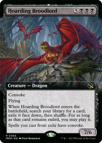 Hoarding Broodlord (Extended Art) [March of the Machine] - The Mythic Store | 24h Order Processing