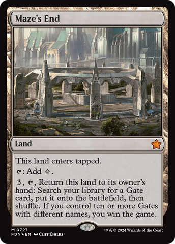Maze's End [Foundations] - The Mythic Store | 24h Order Processing