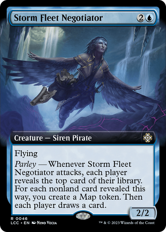 Storm Fleet Negotiator (Extended Art) [The Lost Caverns of Ixalan Commander] - The Mythic Store | 24h Order Processing
