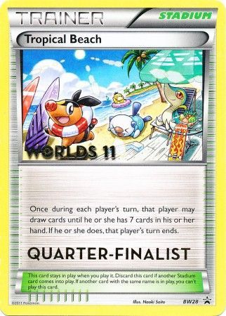 Tropical Beach (BW28) (Quarter Finalist) [Black & White: Black Star Promos] - The Mythic Store | 24h Order Processing