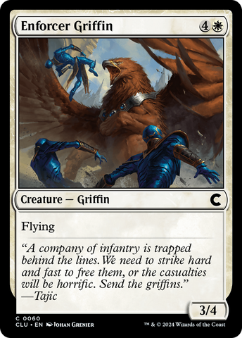 Enforcer Griffin [Ravnica: Clue Edition] - The Mythic Store | 24h Order Processing
