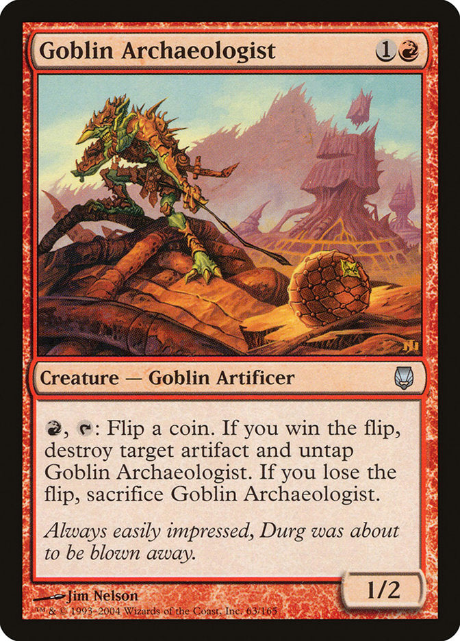 Goblin Archaeologist [Darksteel] - The Mythic Store | 24h Order Processing