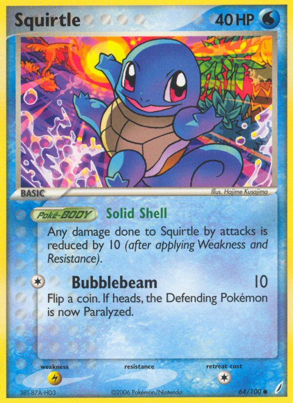 Squirtle (64/100) [EX: Crystal Guardians] - The Mythic Store | 24h Order Processing