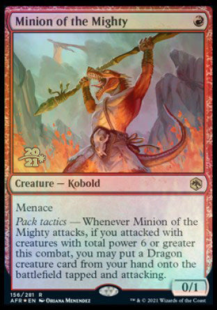 Minion of the Mighty [Dungeons & Dragons: Adventures in the Forgotten Realms Prerelease Promos] - The Mythic Store | 24h Order Processing