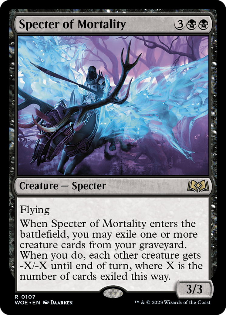 Specter of Mortality [Wilds of Eldraine] - The Mythic Store | 24h Order Processing