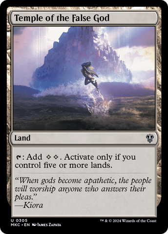 Temple of the False God [Murders at Karlov Manor Commander] - The Mythic Store | 24h Order Processing