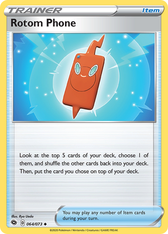 Rotom Phone (064/073) [Sword & Shield: Champion's Path] - The Mythic Store | 24h Order Processing