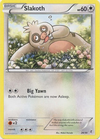 Slakoth (26/30) [XY: Trainer Kit 1 - Bisharp] - The Mythic Store | 24h Order Processing