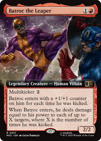 Batroc the Leaper (Extended Art) [Marvel Super Heroes Commander] - The Mythic Store | 24h Order Processing